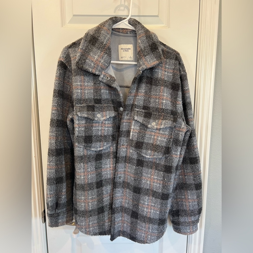 Abercrombie Plaid Shirt Jacket